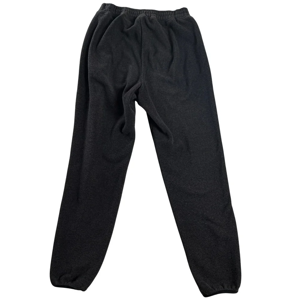 The North Face Mens M Black Fleece Jogger Pants Elastic Waist Pockets
